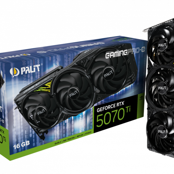 Palit GeForce RTX 5070 Ti GamingPro-S, 16384 MB GDDR7